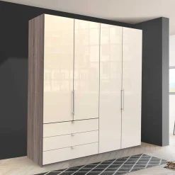 2-türiger Falttürenschrank 200cm in Creme - Calassina
