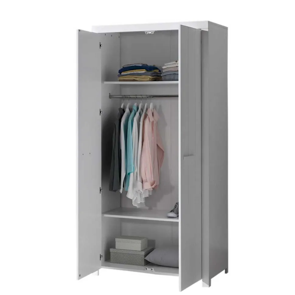 2-türiger Kinderschrank im Modern Country Style - Ellen