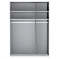 2-türiger Kleiderschrank glasbeschichtet - Jimdira