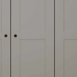 6-türiger Kleiderschrank in Hellgrau - Ridonna