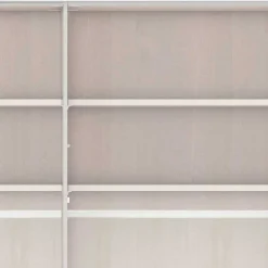 6-türiger Kleiderschrank in Hellgrau - Ridonna