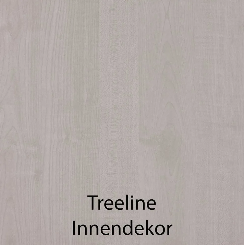 6-türiger Kleiderschrank in Hellgrau - Ridonna