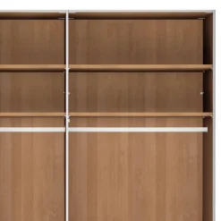 7-türiger Kleiderschrank in Weiß Glas - Dilacco