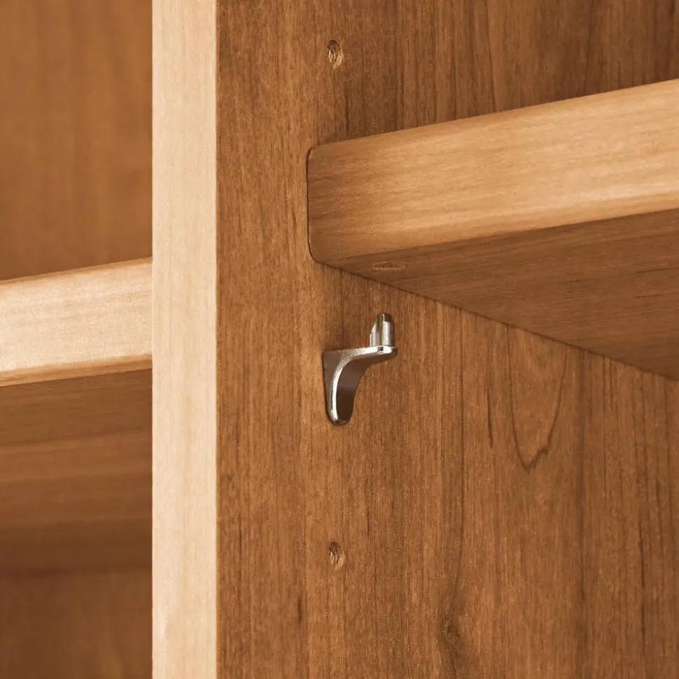 7-türiger Kleiderschrank in Weiß Glas - Dilacco