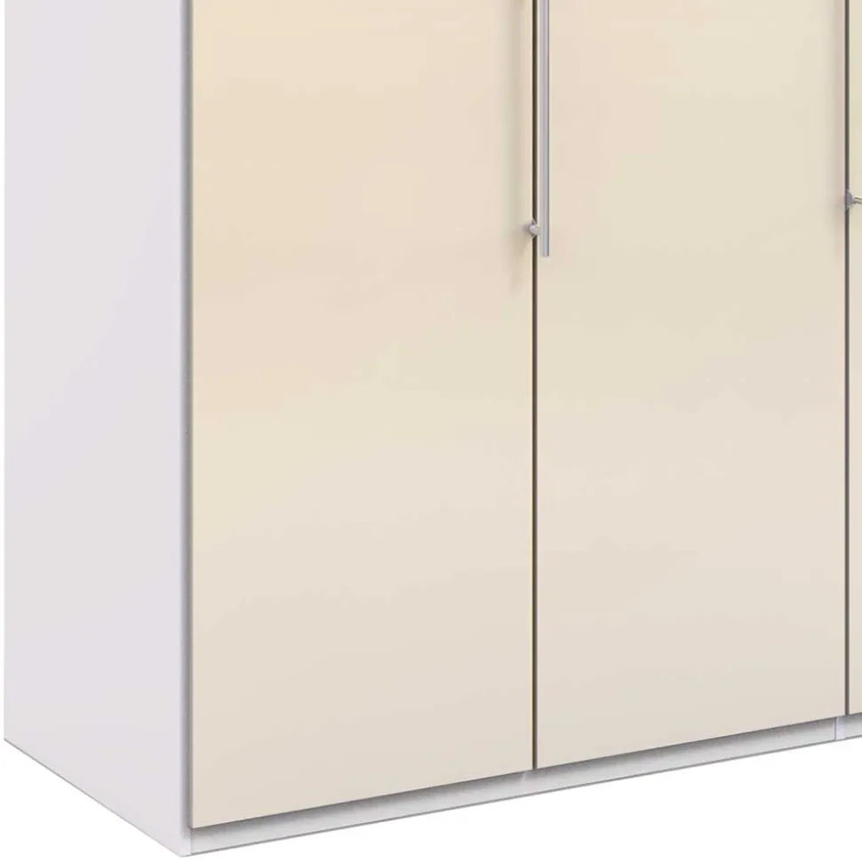 2-türiger Kleiderschrank in Creme Glasfront - Zidarie