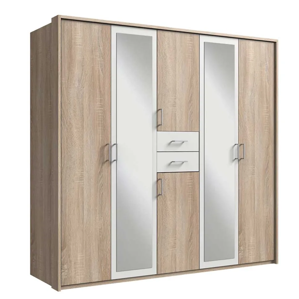 6-türiger Kleiderschrank mit zwei Schubladen - Coint