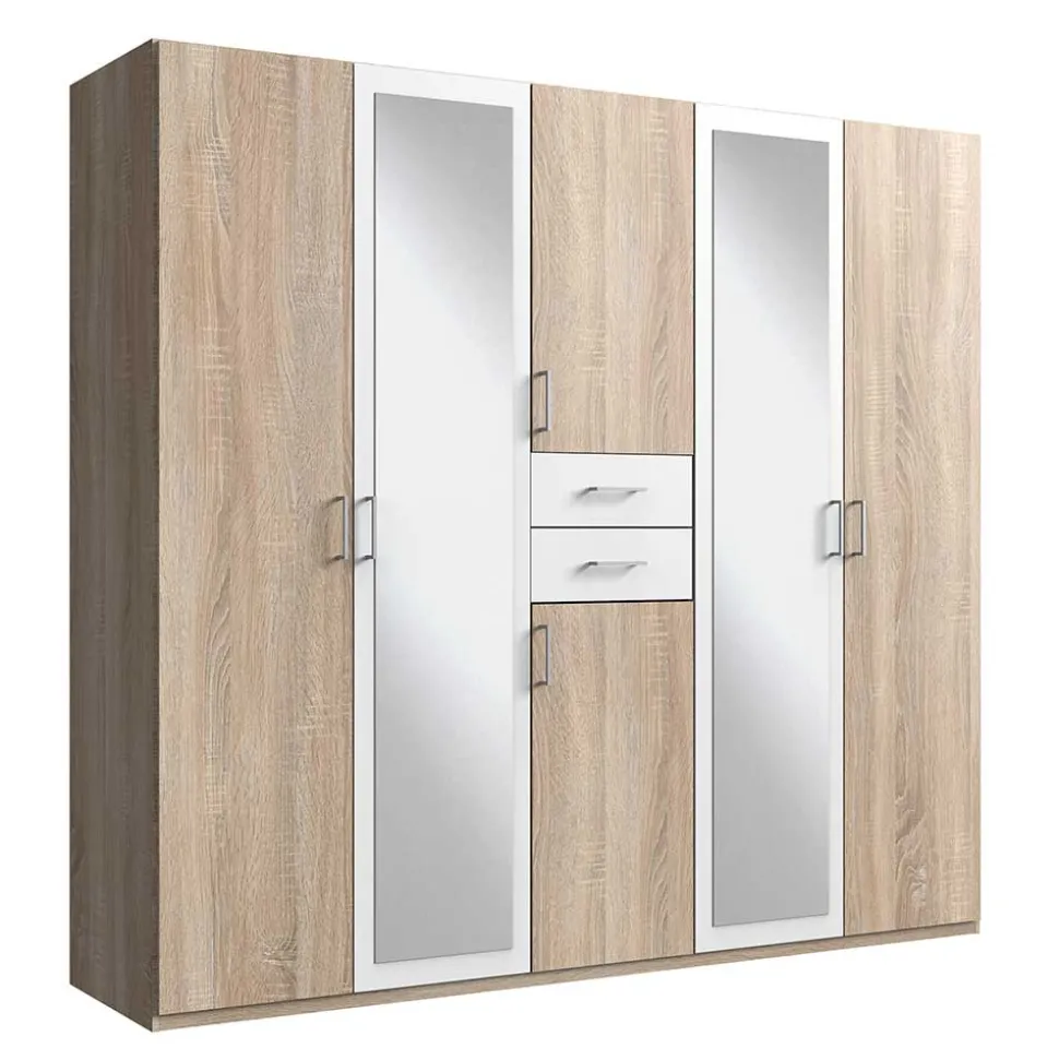 6-türiger Kleiderschrank mit zwei Schubladen - Coint