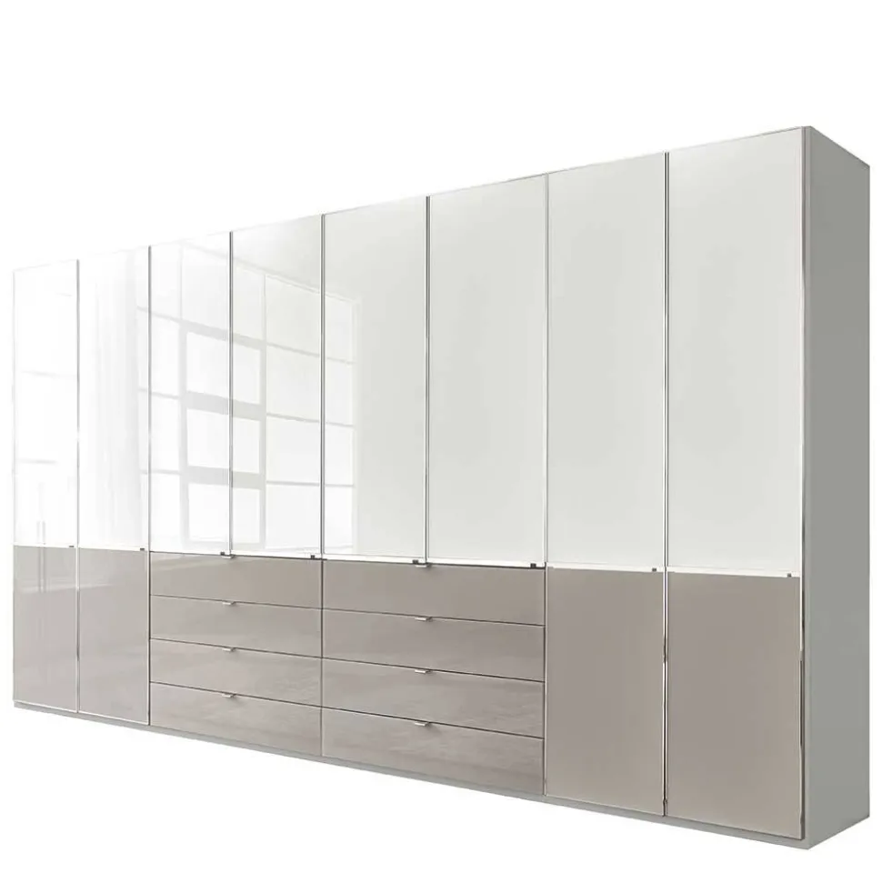 8-türiger Kleiderschrank mit acht Schubladen - Pascan