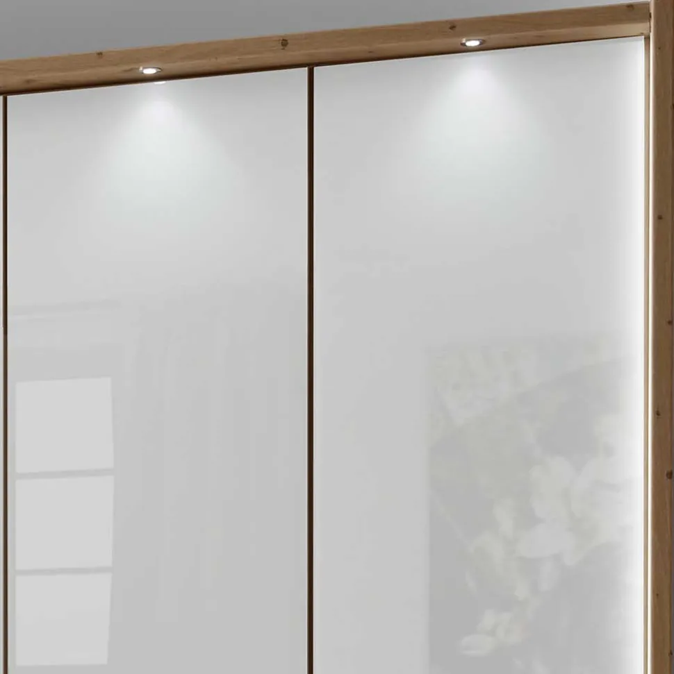 4-türiger Kleiderscrhank mit drei Schubladen - Eyes