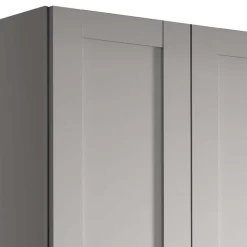 2-türiger Kombi-Kleiderschrank mit 3 Schubladen - Ridonna