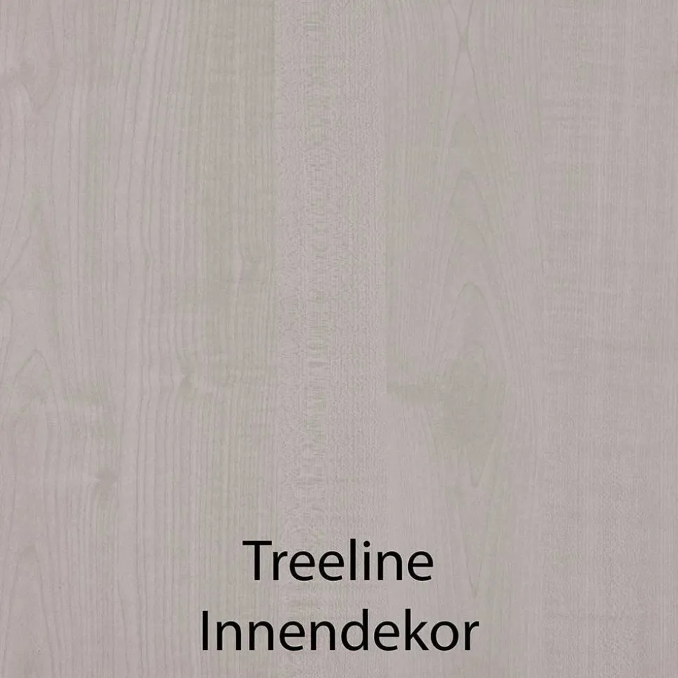 2-türiger Kombi-Kleiderschrank mit 3 Schubladen - Ridonna