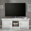 2-türiger Landhaus TV Schrank in Weiß - Chelles