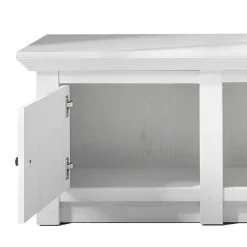 2-türiger Landhaus TV Schrank in Weiß - Chelles