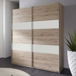 2-türiger Schiebetürenschrank 135 cm breit - Rudolf