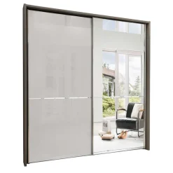 2-türiger Schiebetürenschrank mit 1 Spiegeltür - Cosima