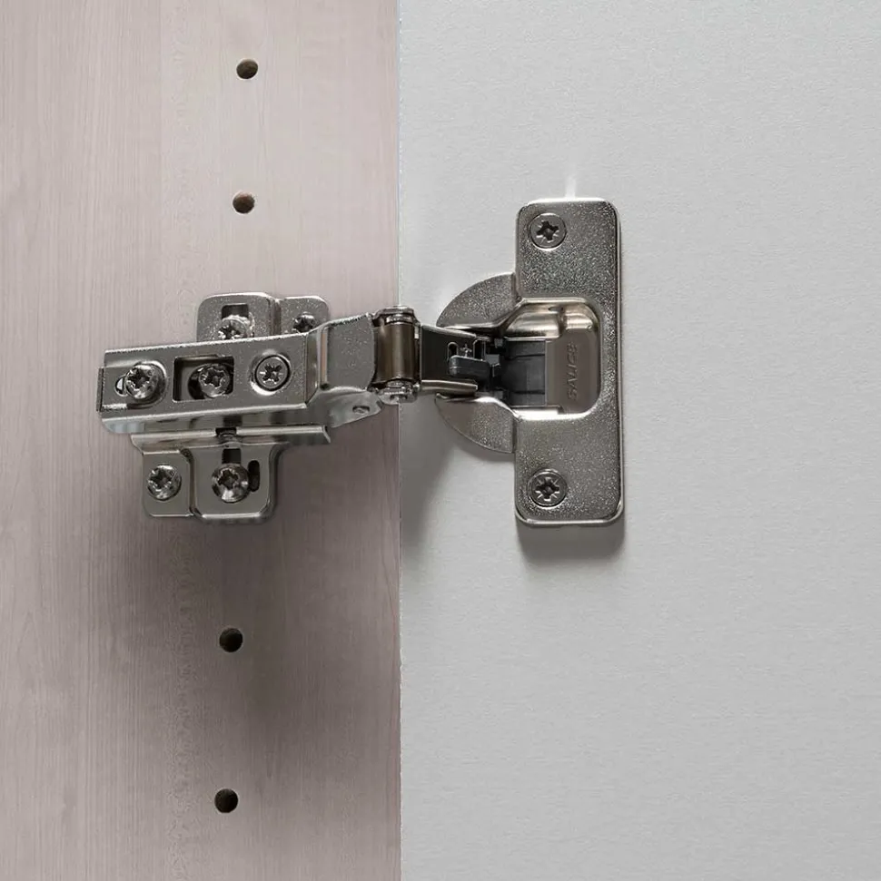 6-türiger Schlafzimmer Kleiderschrank in Hellgrau - Ridonna