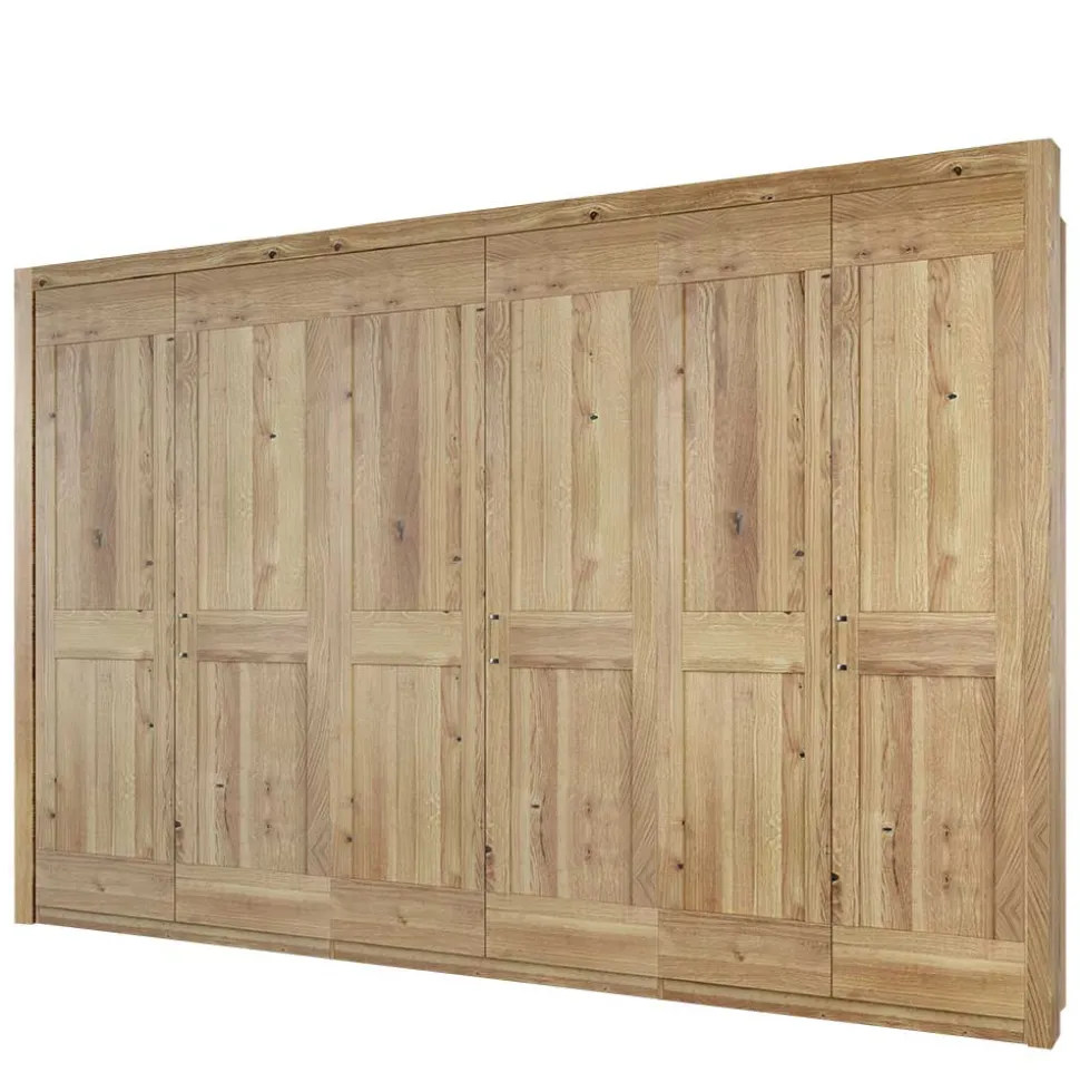 6-türiger Schlafzimmer Kleiderschrank in Asteiche - Zamron