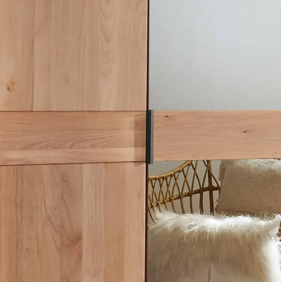 5-türiger Schlafzimmer-Kleiderschrank teilmassiv - Murray