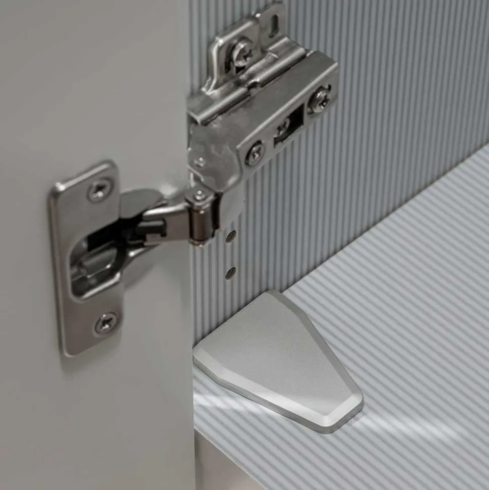 7-türiger Schlafzimmerschrank zweifarbig - Pascan