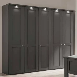 5-türiger Schlafzimmerschrank - modernes Landhaus - Mataram