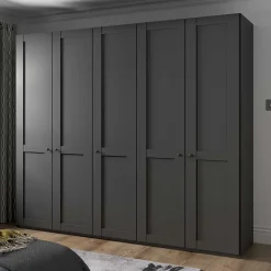 5-türiger Schlafzimmerschrank - modernes Landhaus - Mataram