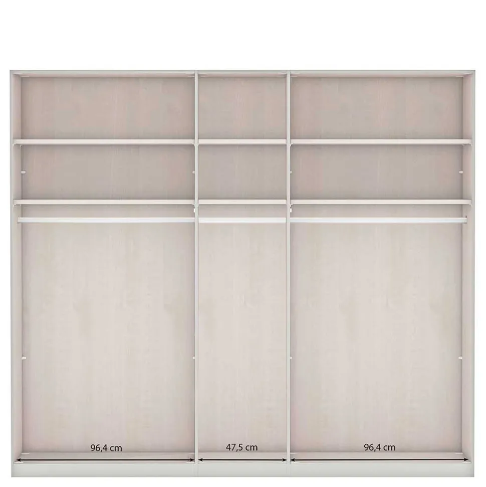 5-türiger Schlafzimmerschrank - modernes Landhaus - Mataram