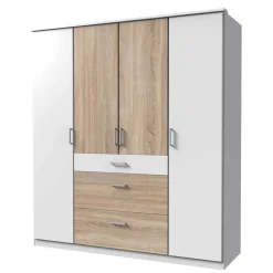 4-türiger Schlafzimmerschrank modern - Magdelan