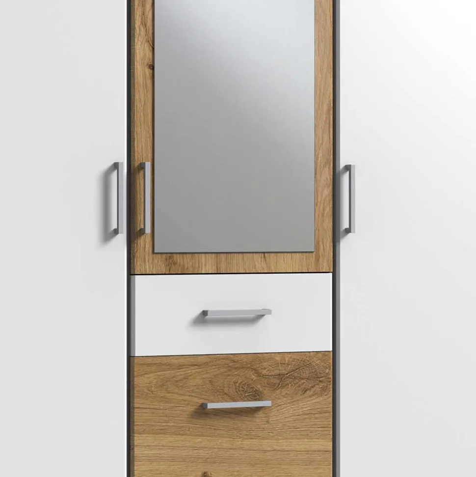 3-türiger Schlafzimmerschrank mit drei Schubladen - Calassina