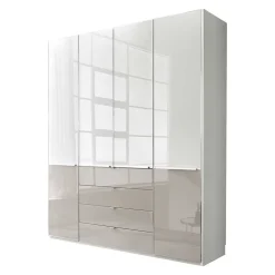 4-türiger Schlafzimmerschrank mit vier Schubladen - Pascan