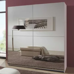 2-türiger Schwebetürenschrank mit Spiegelfront - Ashger