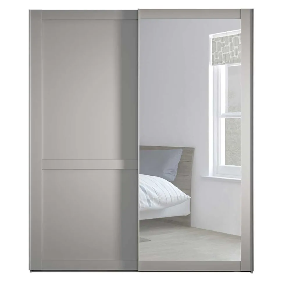 2-türiger Schwebetüren-Schrank mit Spiegel - Ridonna