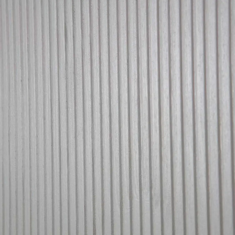 2-türiger Skandi Kleiderschrank in Grau - Huvina