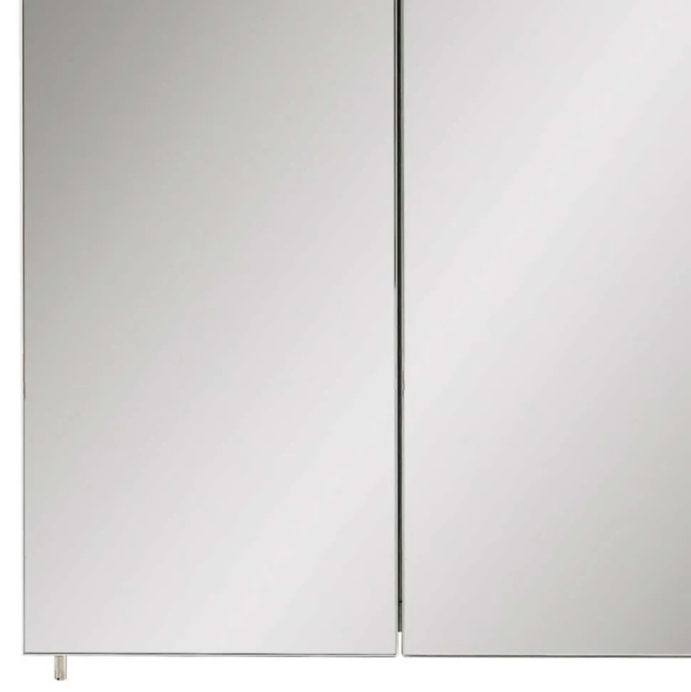 3-türiger Spiegel Badschrank 71 cm breit - Nienzo