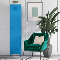 1-türiger Spindschrank in Blau - Datinel