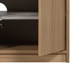 2-türiger Unterschrank für TV in Eiche - Ewana