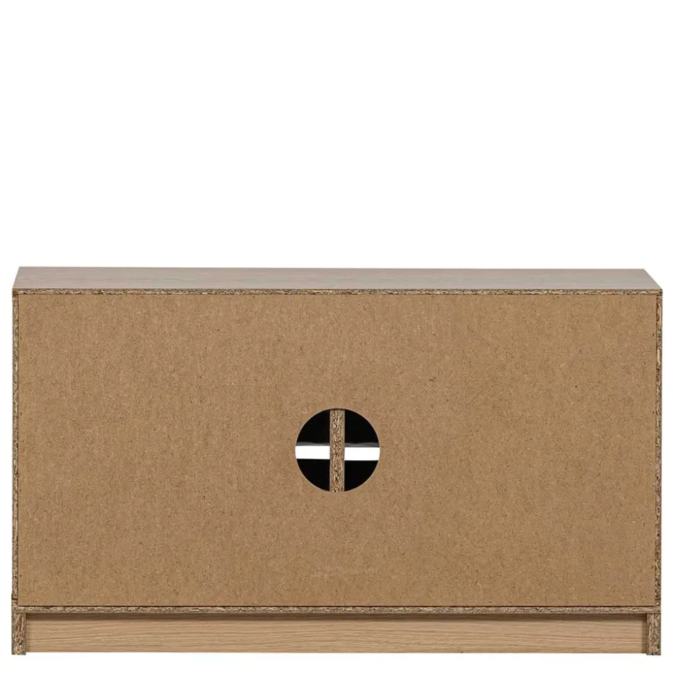 2-türiger Unterschrank für TV in Eiche - Ewana