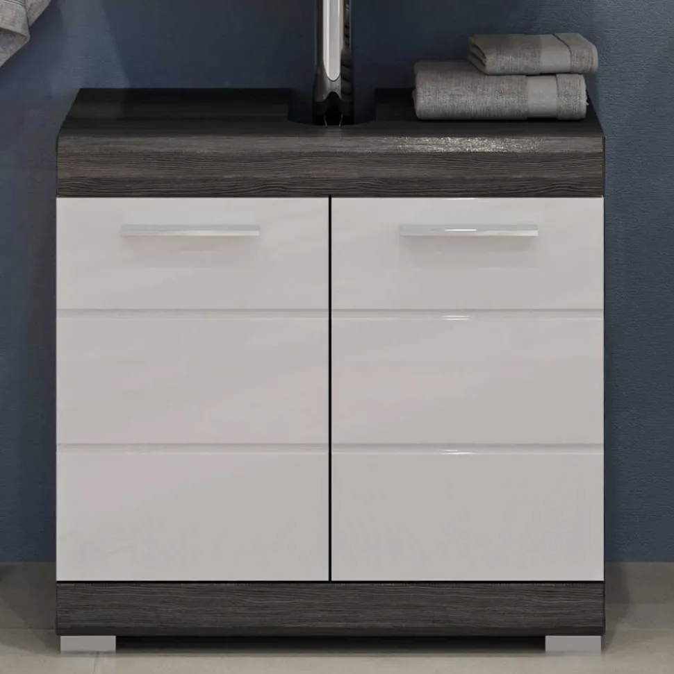 2-türiger Waschbeckenunterschrank 60x56x34 cm - Nancys