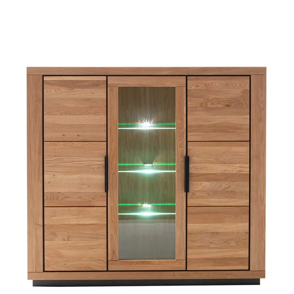 3-türiger Wohnzimmerschrank 153x142x40 cm - Vlacoma