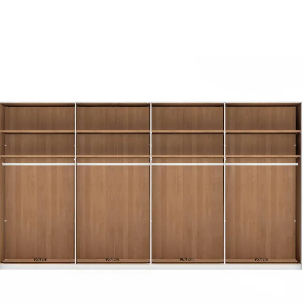 8-türiger XXL-Kleiderschrank in Erle - Angelina