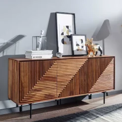 3-türiges Designer Sideboard aus Massivholz - Madrino