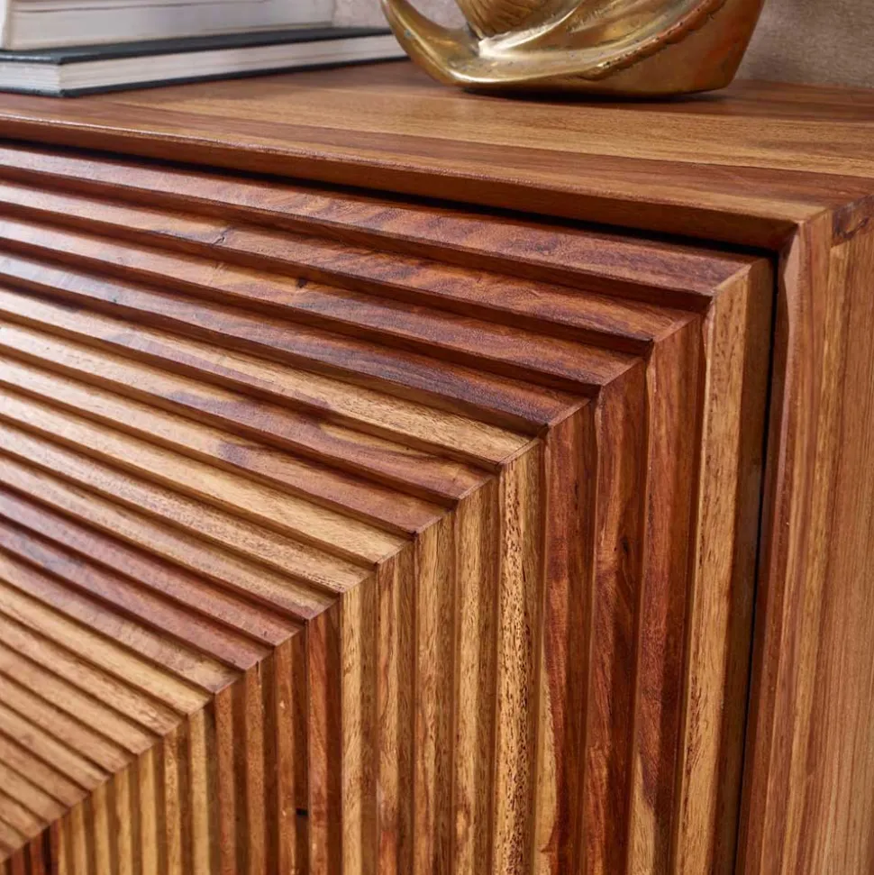 3-türiges Designer Sideboard aus Massivholz - Madrino