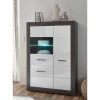 3-türiges Highboard mit Glas Einsatz - Istensa