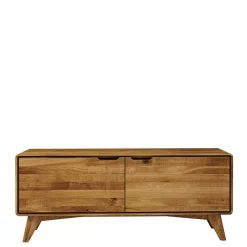 2-türiges TV Lowboard aus Holz Wildeiche - Eavy I