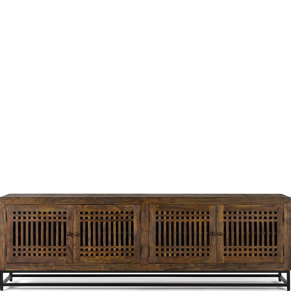 4-türiges TV Lowboard mit 2 m Breite - Charin