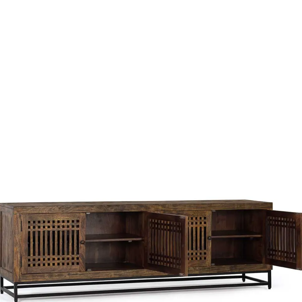 4-türiges TV Lowboard mit 2 m Breite - Charin