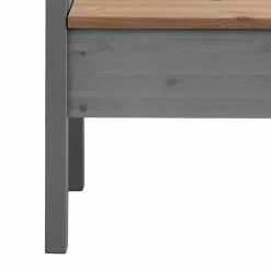 Truhenbank mit Armlehnen Jytte aus Kiefernholz