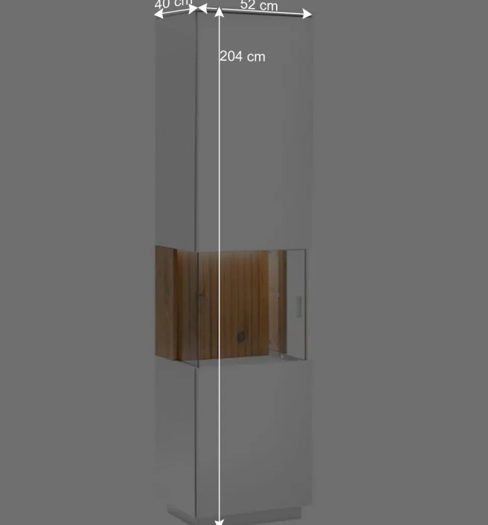 TV Anbauwand Designmöbel Set - Miloris (dreiteilig)