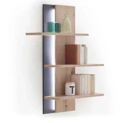 TV Anbauwand in Eicheoptik - Nikdus (vierteilig)