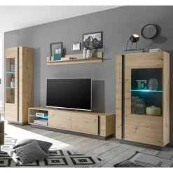 TV Anbauwand Kombi Set - Lairian (vierteilig)