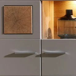 TV Anbauwand Möbel mit LED Licht - Fraguca (fünfteilig)